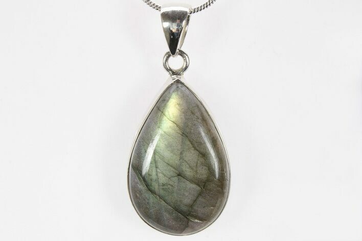 Brilliant, Labradorite Pendant (Necklace) - Sterling Silver #238615